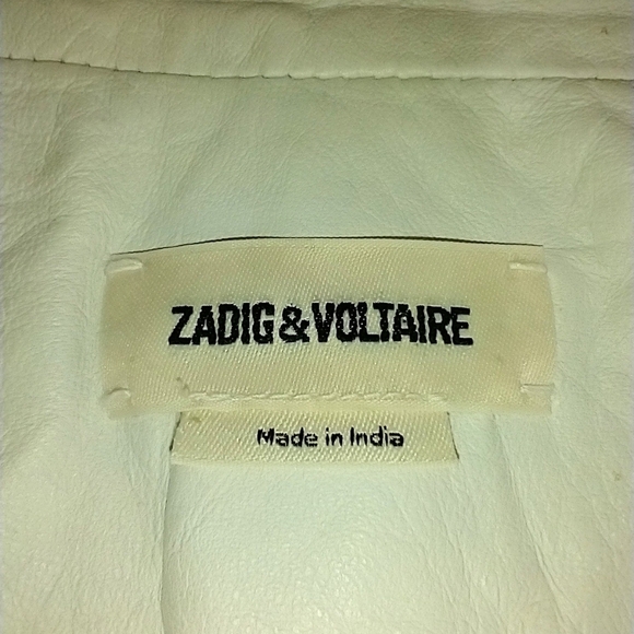 ZADIG & VOLTAIRE VERYS CUIR PROISSE JACKET - Picture 4 of 11